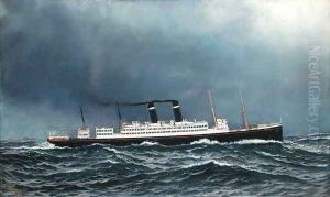 The Steamship Lapland by Antonio Jacobson