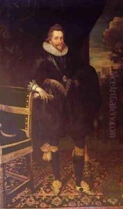 The Earl of Southampton by Cornelius Janssens Van Ceulen