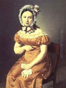 The artists wife Catharine by Christian-Albrecht Jensen