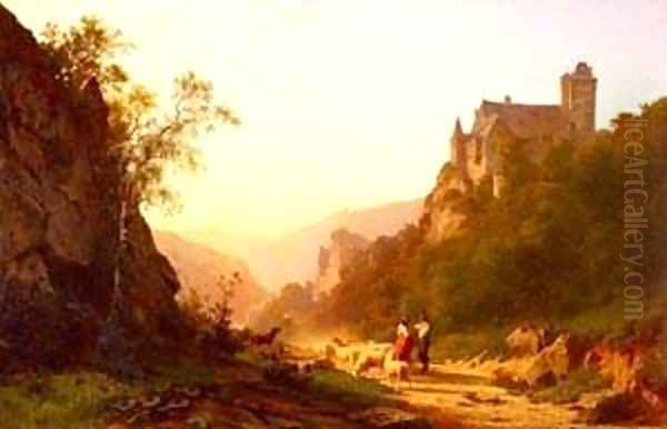 Jansen Joseph Shepherds In A Landscape - view 1