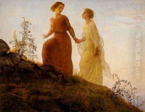The Poem of the Soul On the Mountain by Louis Janmot