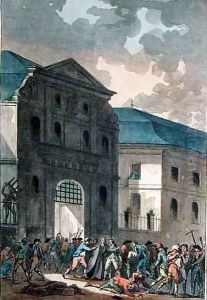 The Pillage of the Saint Lazare Convent by Jean-Francois Janinet