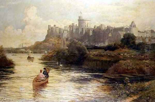 Boating by Windsor Castle - view 1