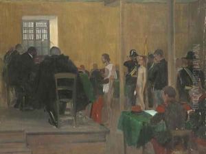The new recruits by Pierre Georges Jeanniot