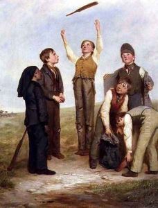 Study for Tossing for Innings by Robert James