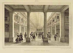 Galerie dOrleans at the Palais Royal by Jean Jacottet
