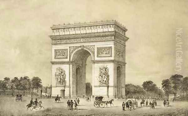LArc de Triomphe Paris - view 1