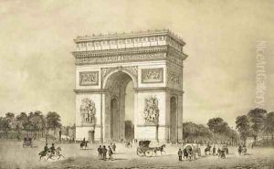 LArc de Triomphe Paris by Jean Jacottet