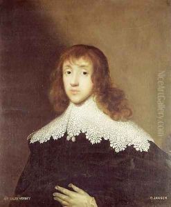 Portrait of Sir Ralph Verney 1613-96 by Cornelius Jansen