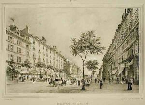 Boulevard des Italiens by Jean Jacottet