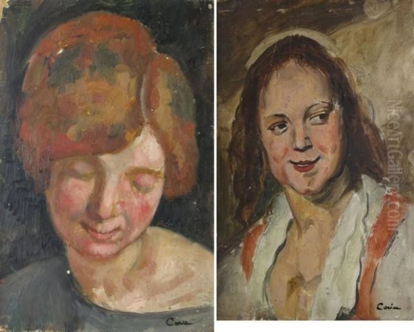 Deux Tetes De Femmes - view 1