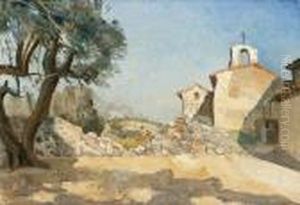 Village Mediterraneen by Edmond Ceria