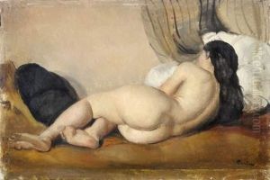 Femme Nue Couchee by Edmond Ceria