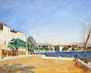 Le Port De Sanary by Edmond Ceria