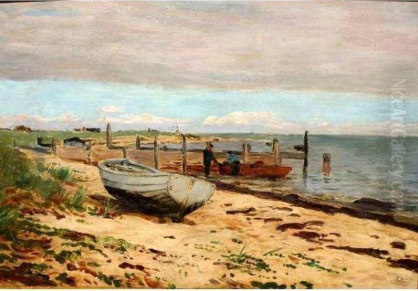 Sur La Cote Retour De Peche - view 1