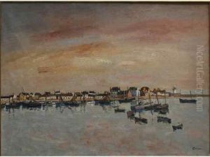 Port En Bretagne by Edmond Ceria
