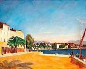 Port De Sanary by Edmond Ceria