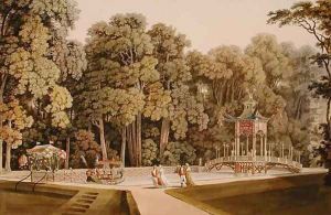The Chinese Pavilion in the Laxenburg Gardens Vienna