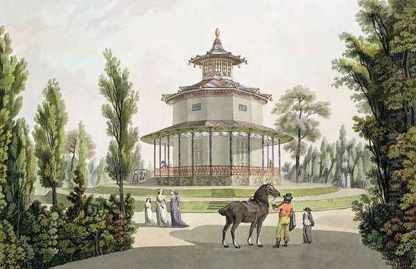 View of the Chinese Summer House Palace of Lichtenstein at Eisgrub - view 1