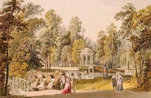 View of the Temple of Diana at Erlaw