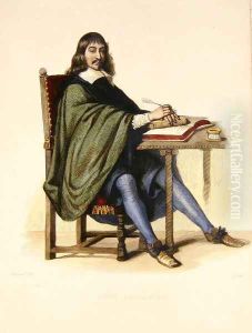 Rene Descartes 1596-1650 by Claude Jacquand