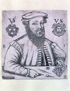 Portrait of Virgilius Solis 1514-62 German printmaker by Balthasar Jenichen