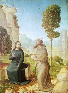 Temptation of Christ in the Wilderness by Flandes Juan de