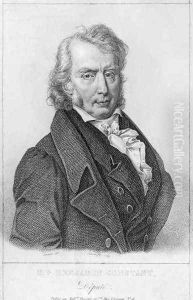 Henri Benjamin Constant de Rebecque 1767-1830 as Deputy by Jacques