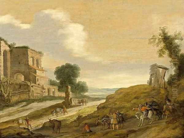 Joseph's Brothers on the Road from Egypt - view 1