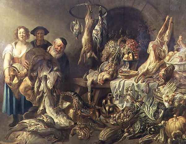 Still Life with Fishmonger - view 1