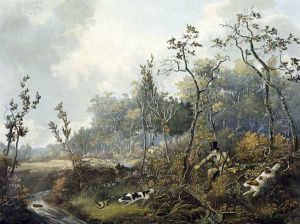 Woodcock Shooting by Samuel John Egbert Jones