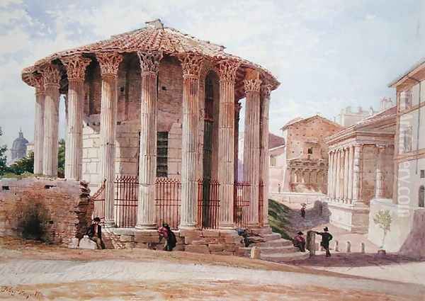 The Temple of Vesta Rome - view 1