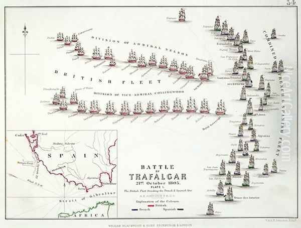 The Battle of Trafalgar - view 1