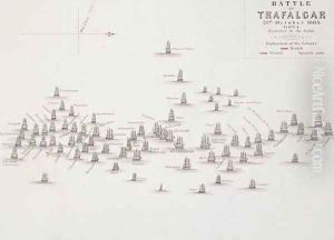 The Battle of Trafalgar 2 by Alexander Keith Johnston
