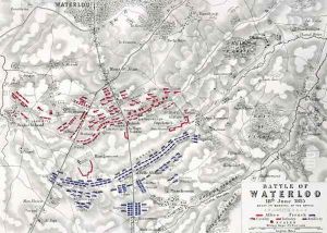 Battle of Waterloo 2 by Alexander Keith Johnston