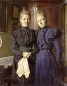 The Two Sisters by August Andreas Jerndorff