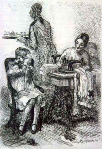 Mabel Mother Dear I do hope this war wont be over before I finish my sock by Gurnell C. Jennis