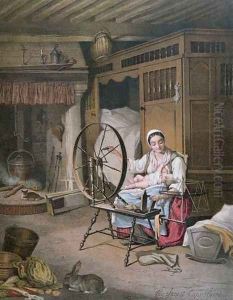 Interior of a Breton home