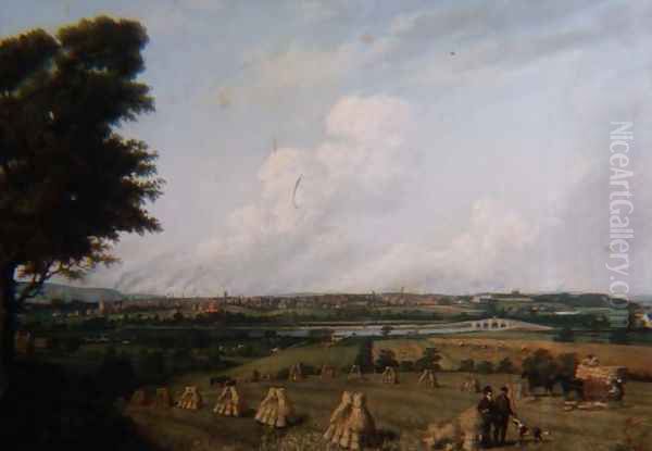 View of Preston from Penwortham Hill - view 1