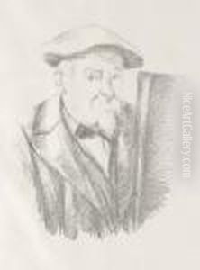Portrait De Cezanne Par Lui-meme by Paul Cezanne