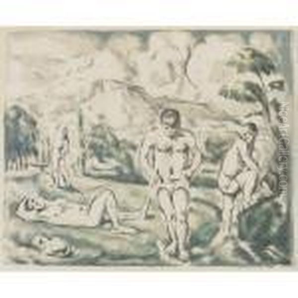 The Large Bathers - view 1
