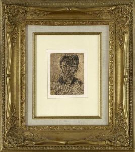 Tete De Jeune Fille by Paul Cezanne