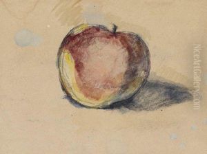 Etude De Pomme by Paul Cezanne