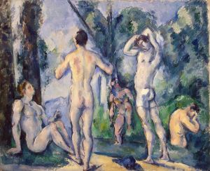 Les Baigneurs by Paul Cezanne