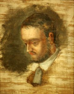 Portrait D'emile Zola by Paul Cezanne