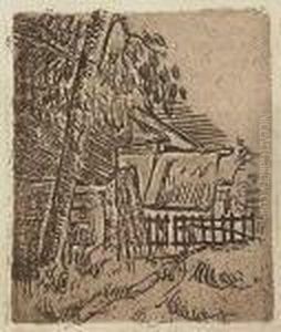 Paysage A Auvers, Entree De Ferme