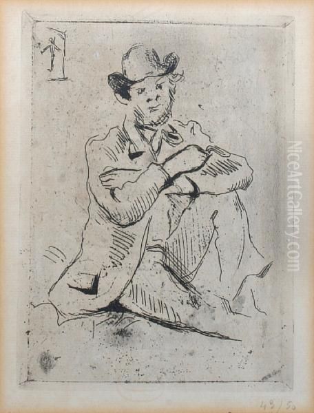 Portrait Du Peintre Armand Guillaumin Aupendu - view 1