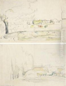 La Plaine De Bellevue by Paul Cezanne