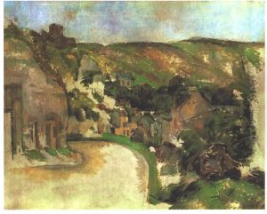 La Route Tournante A La Roche-guyon by Paul Cezanne