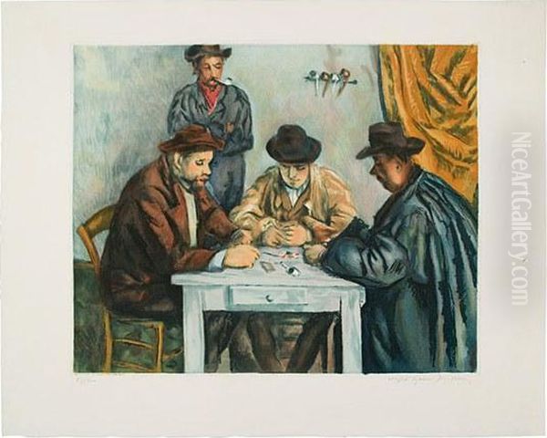Les Joueur Des Cartes - view 1